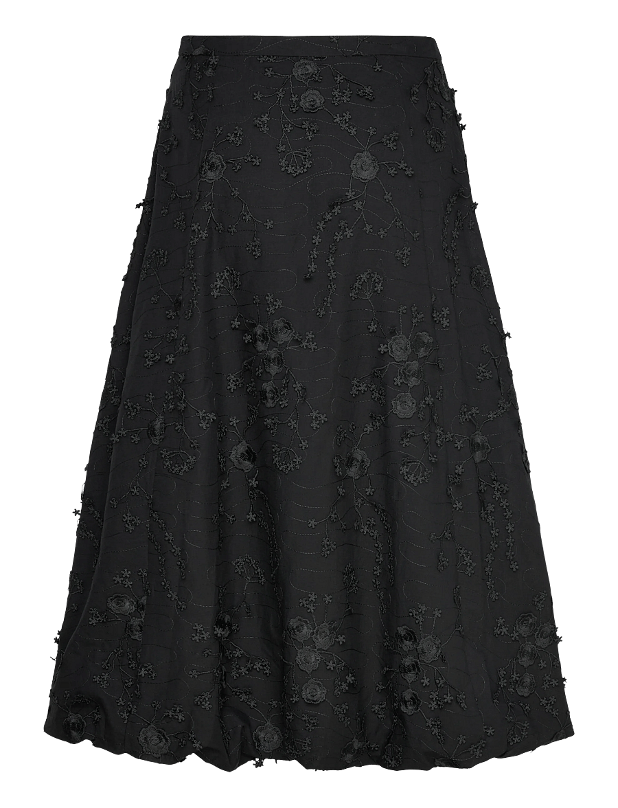Munthe - FIAMMA - midi-röcke - black - 2