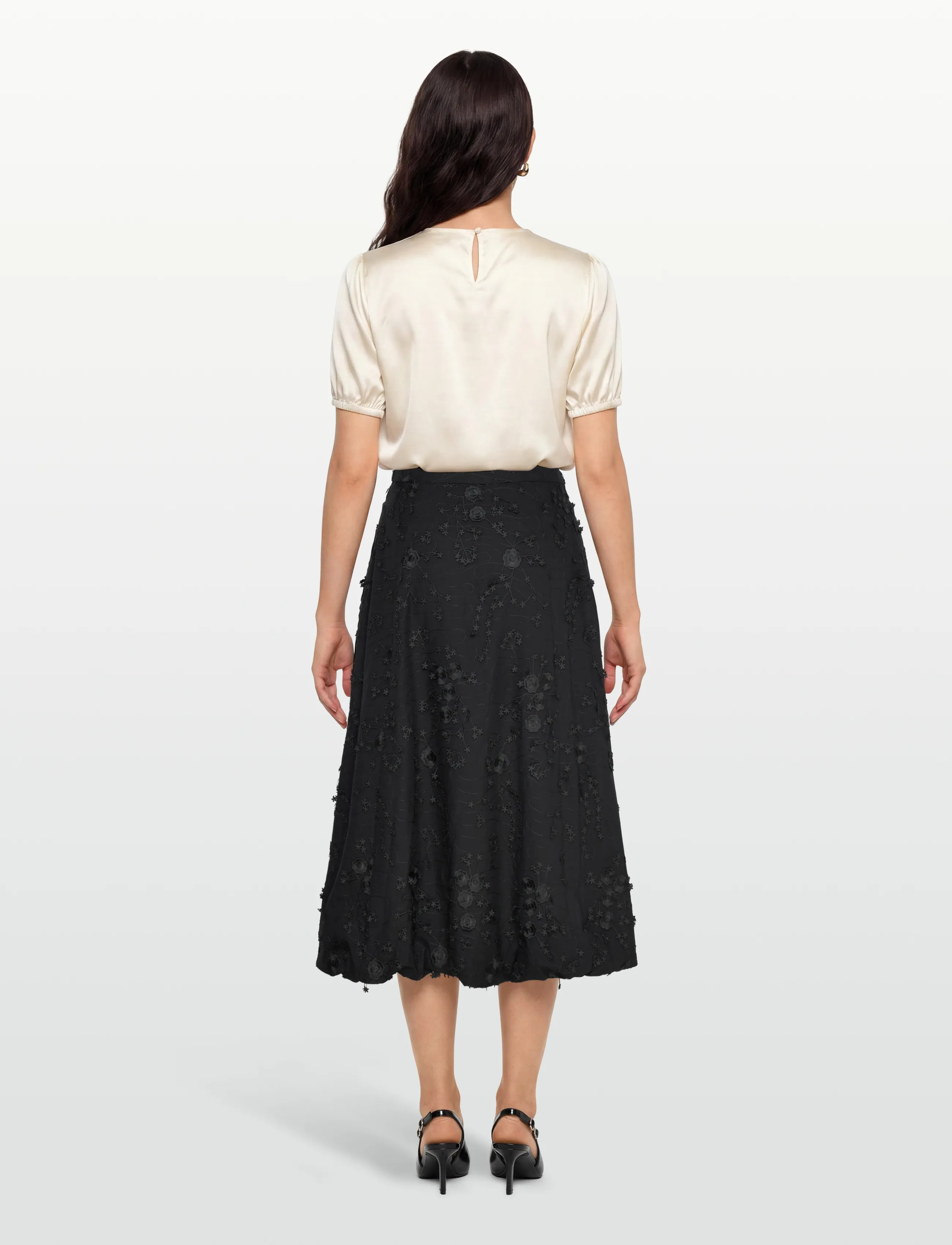 Munthe - FIAMMA - midi röcke - black - 4