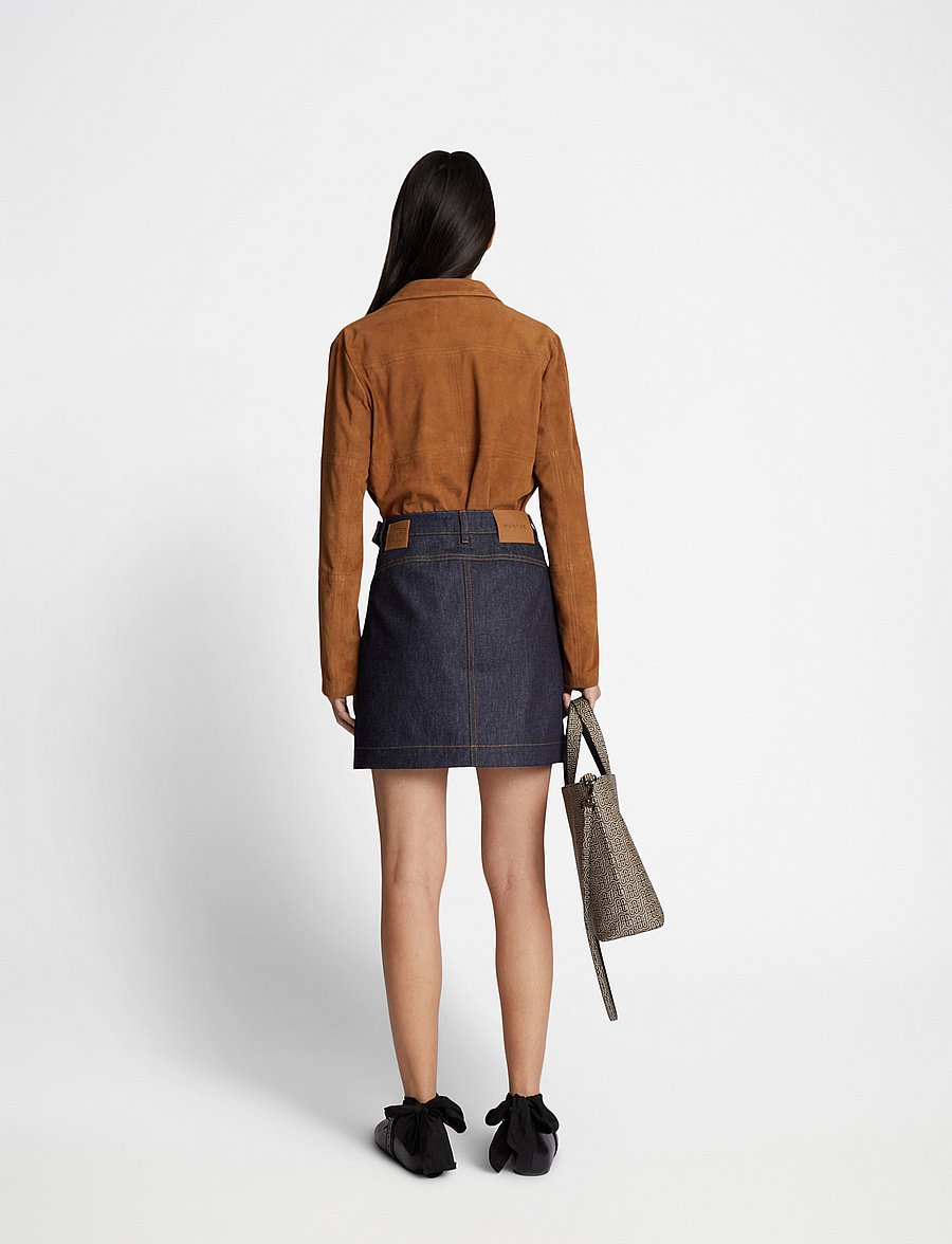 Munthe - FELISHA - jeansröcke - indigo - 3