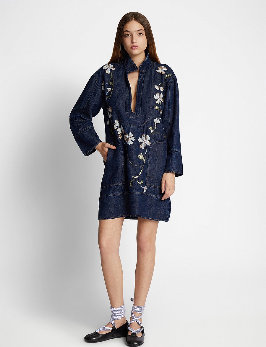 Munthe - FIVA - jeanskleider - indigo - 0
