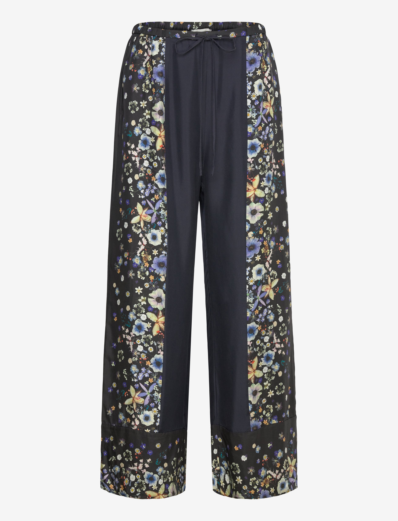 Munthe - FABERT - hosen mit weitem bein - black - 0