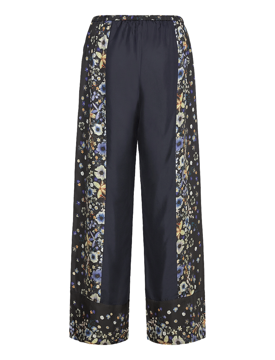 Munthe - FABERT - hosen mit weitem bein - black - 2