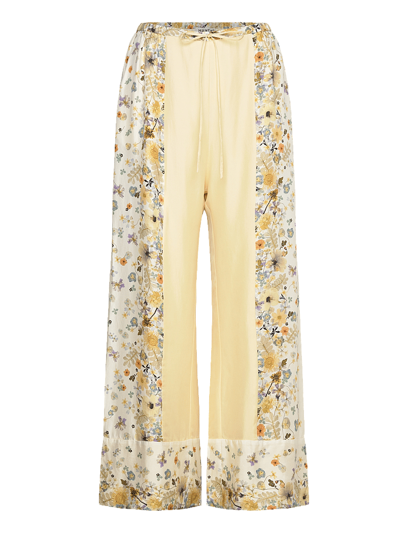 Munthe - FABERT - hosen mit weitem bein - creme - 1