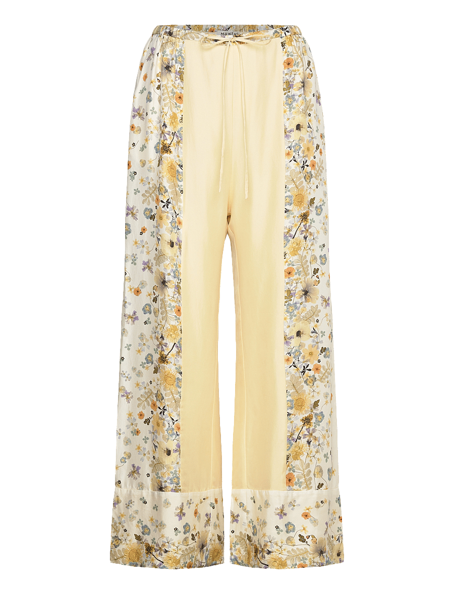 Munthe - FABERT - hosen mit weitem bein - creme - 1