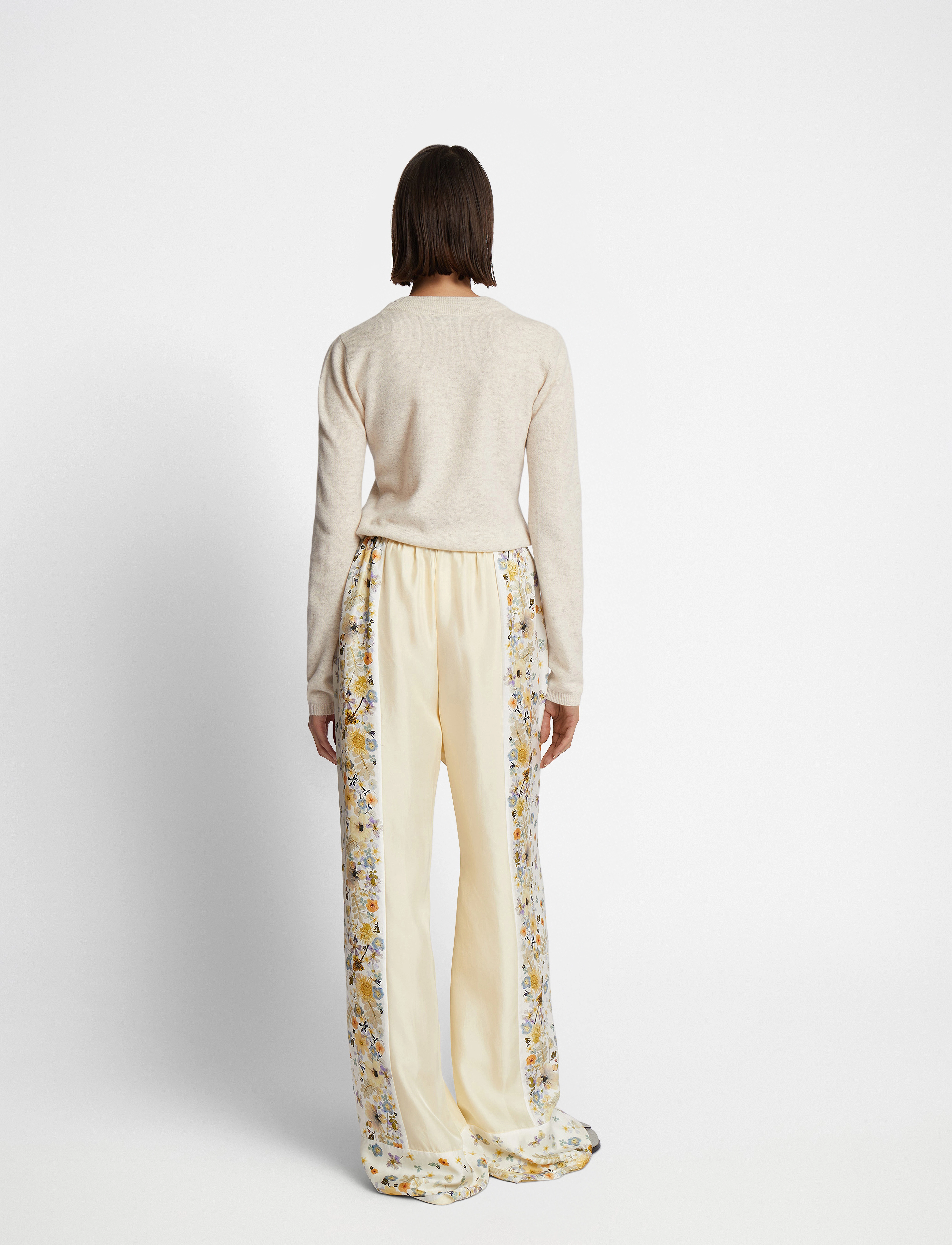 Munthe - FABERT - hosen mit weitem bein - creme - 4