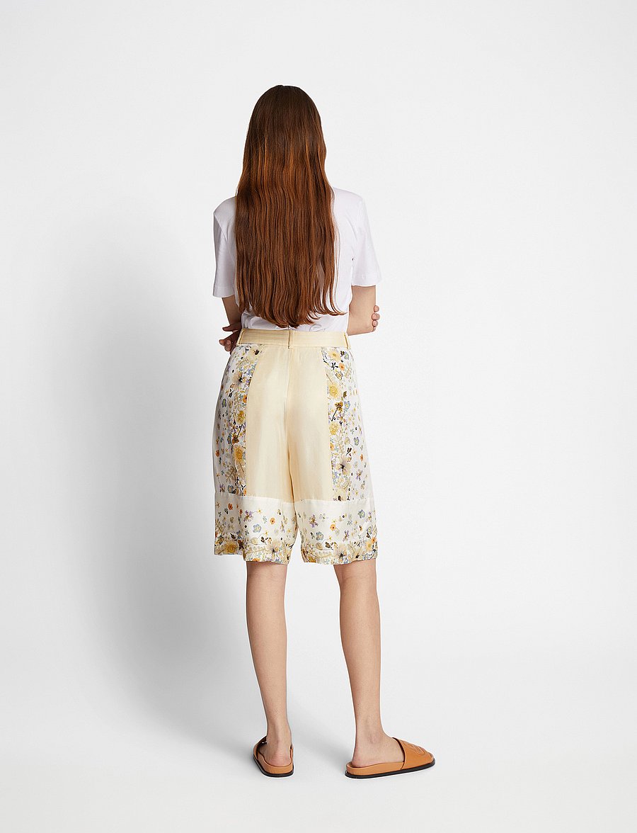Munthe - FABIANE - paper-bag shorts - creme - 3