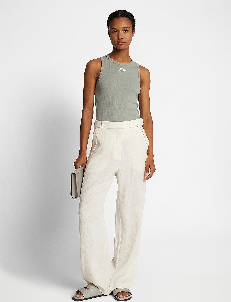 Munthe - FARRIS - kostymbyxor - creme - 0