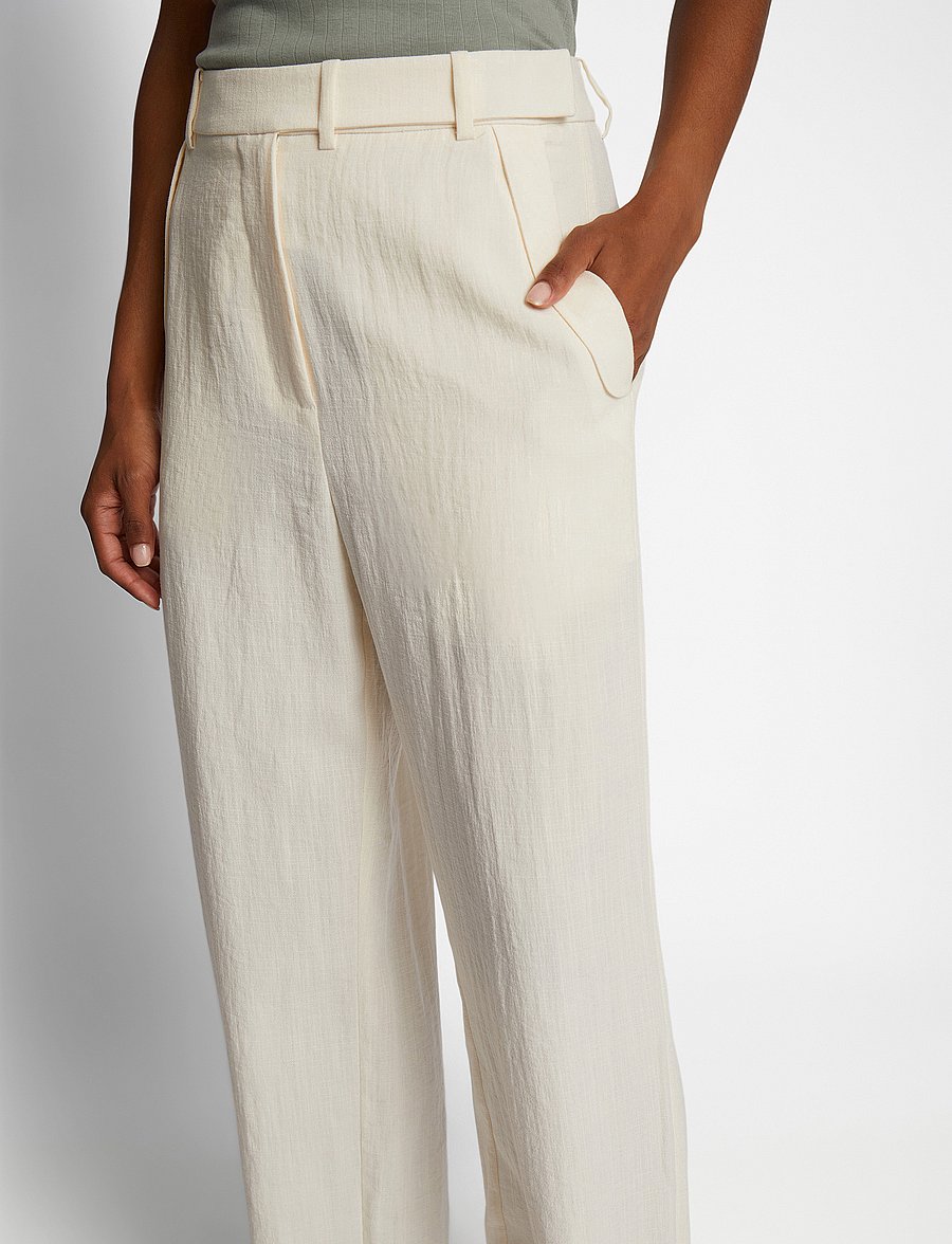 Munthe - FARRIS - kostymbyxor - creme - 5
