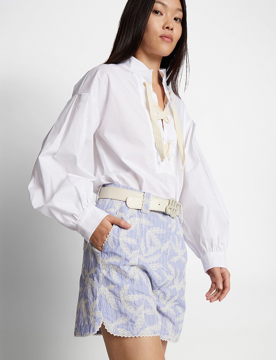 Munthe - FIDELMA - freizeitshorts - light blue - 5
