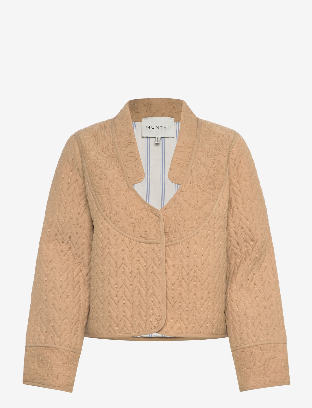 Munthe - FLOSSIE - tepitud jakid - camel - 1