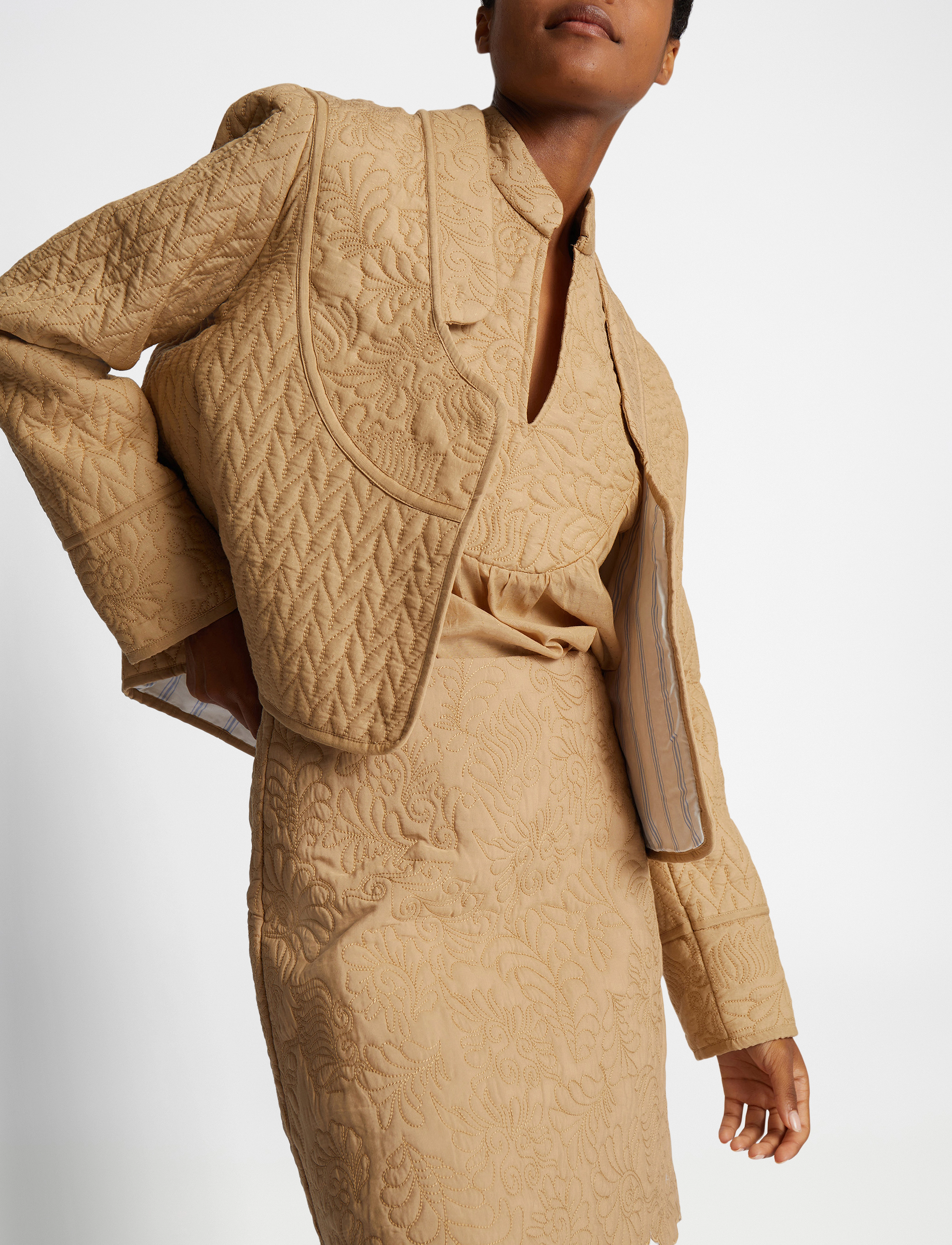 Munthe - FLOSSIE - overtøj - camel - 5