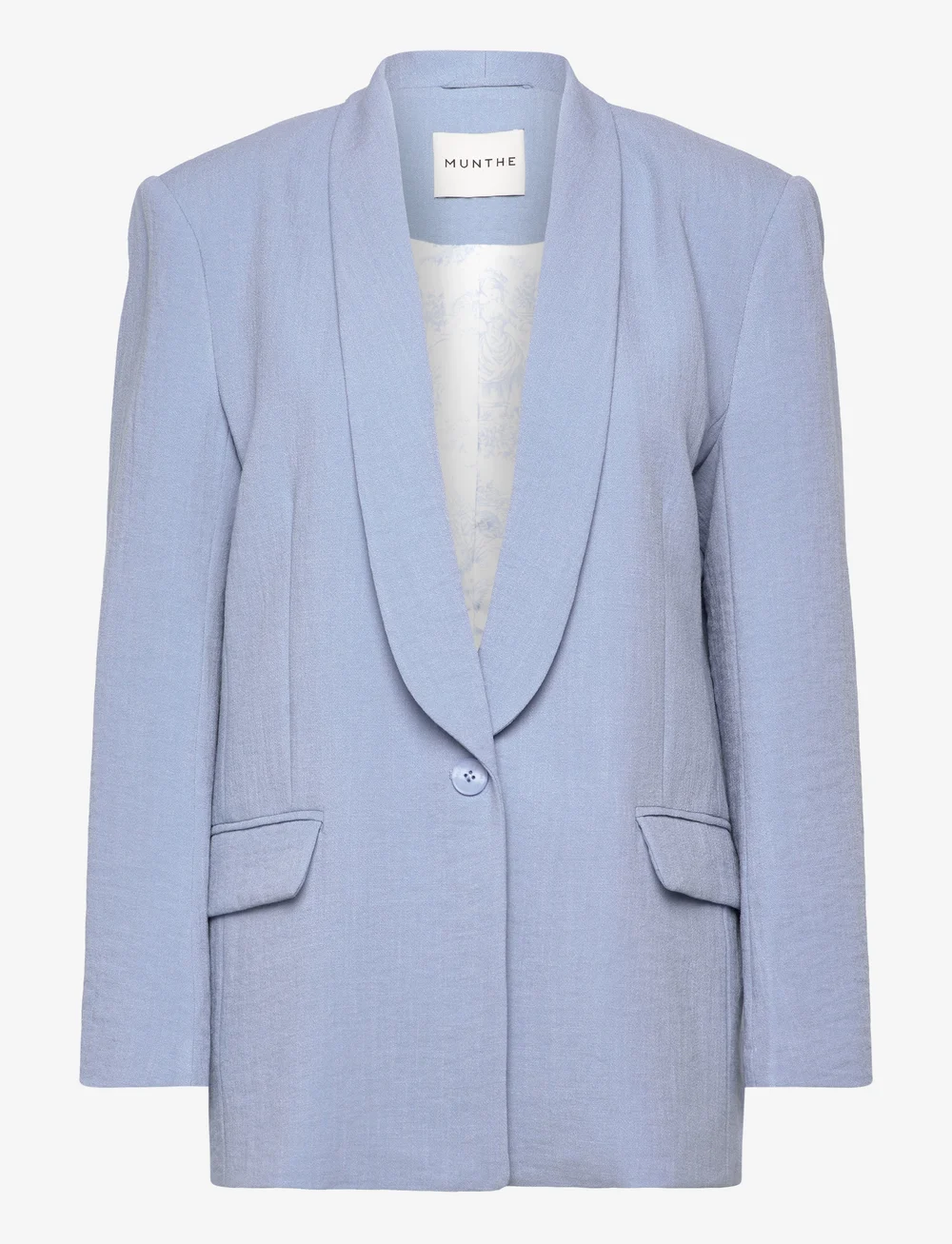 Munthe - KLIOMI - einreihige blazer - light blue - 1