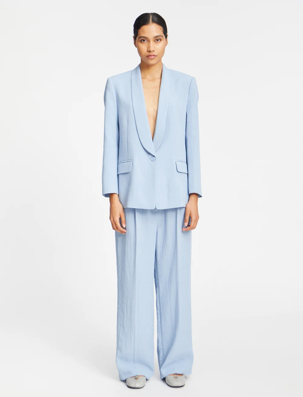Munthe - KLIOMI - einreihige blazer - light blue - 0