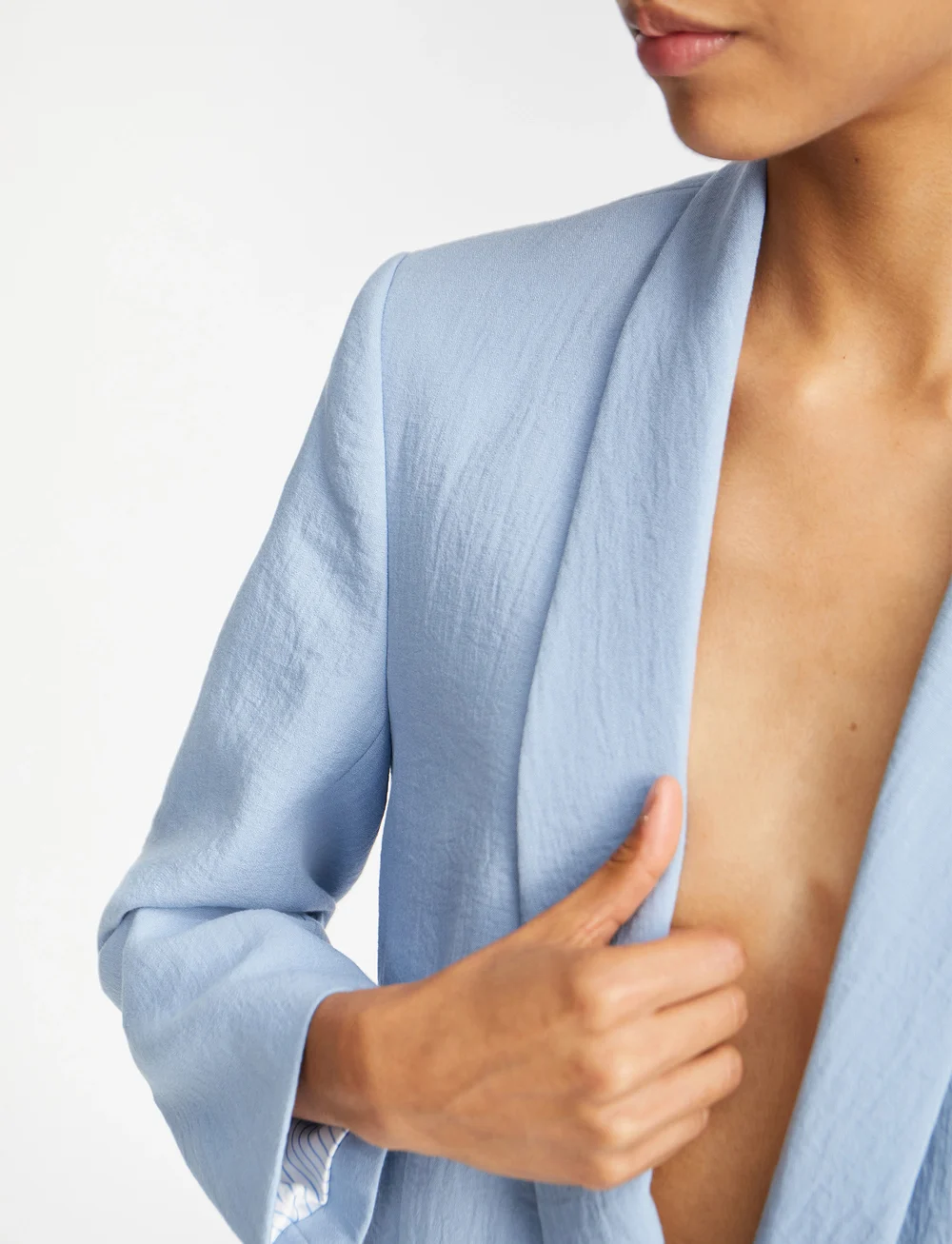 Munthe - KLIOMI - einreihige blazer - light blue - 5