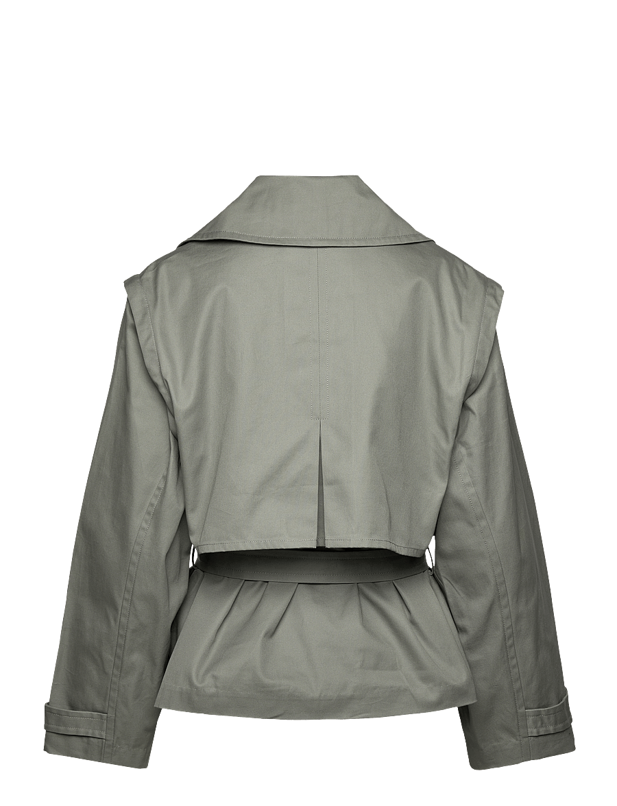 Munthe - SOFUA - trenchcoats - dusty green - 2