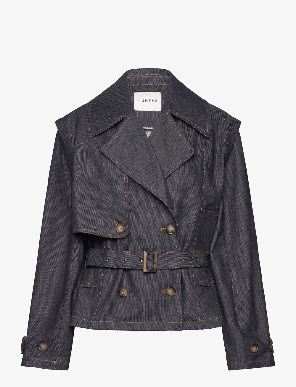 Munthe - FIRDOS - trenchcoats - indigo - 1