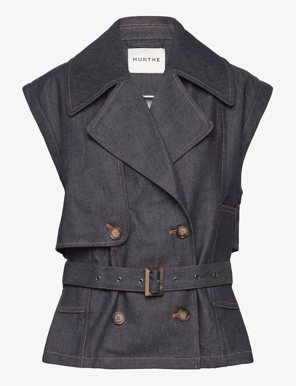 Munthe - FIRDOS - trenchcoats - indigo - 3