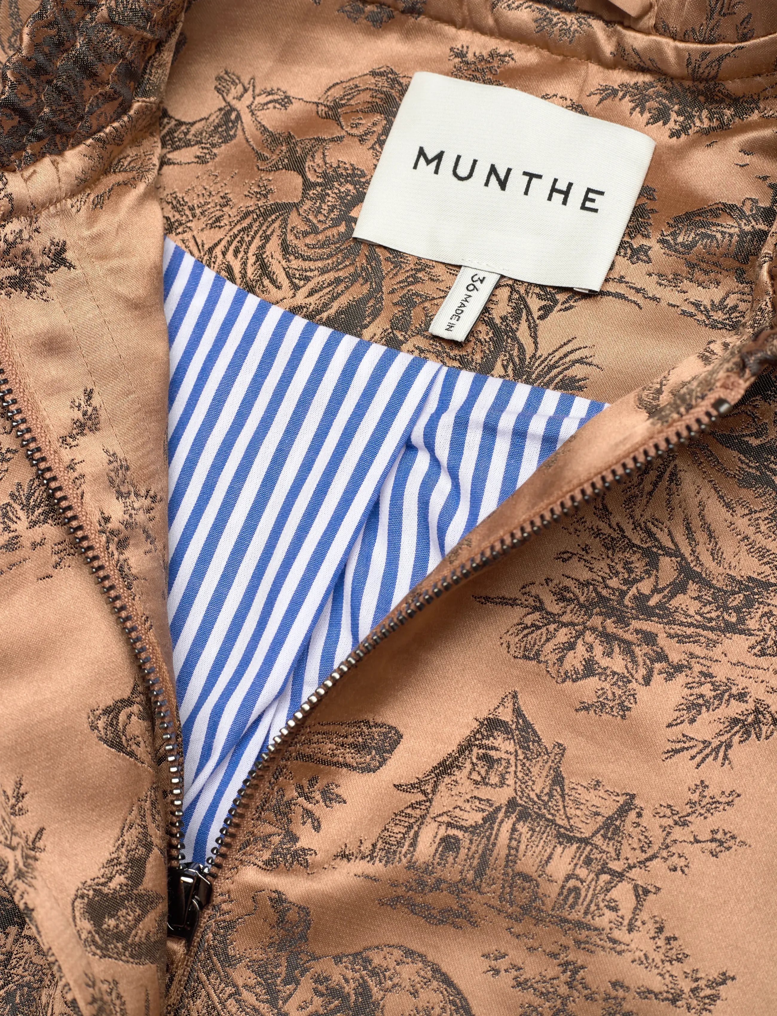 Munthe - FYFFE - bomber jackets - camel - 2