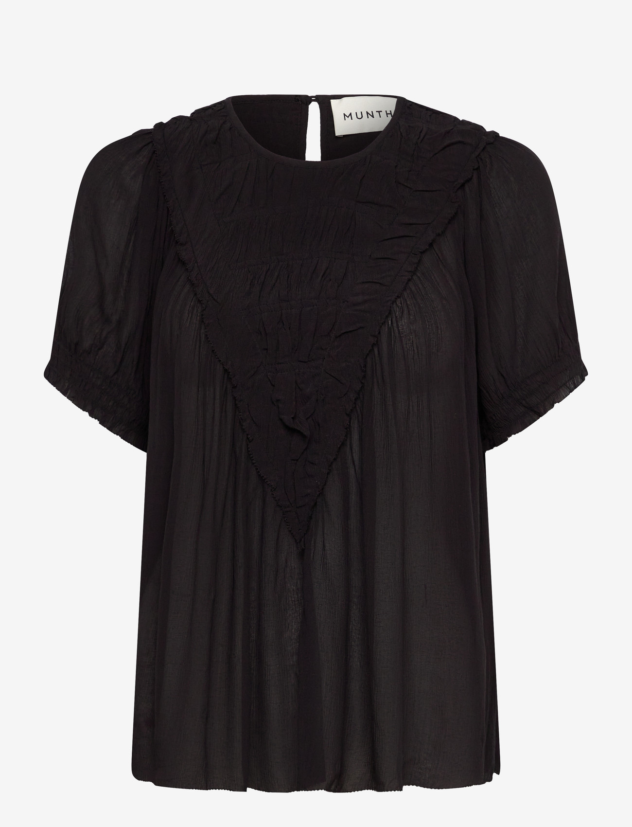 Munthe - PERILLA - kortærmede bluser - black - 0