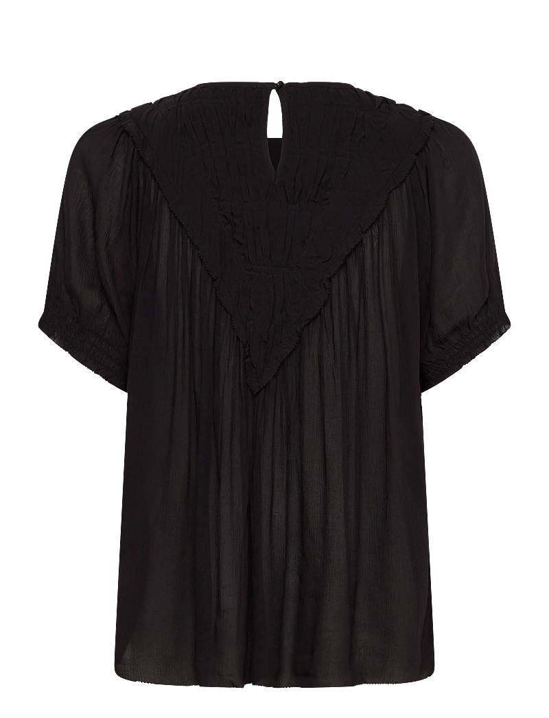 Munthe - PERILLA - lühikeste varrukatega pluusid - black - 1