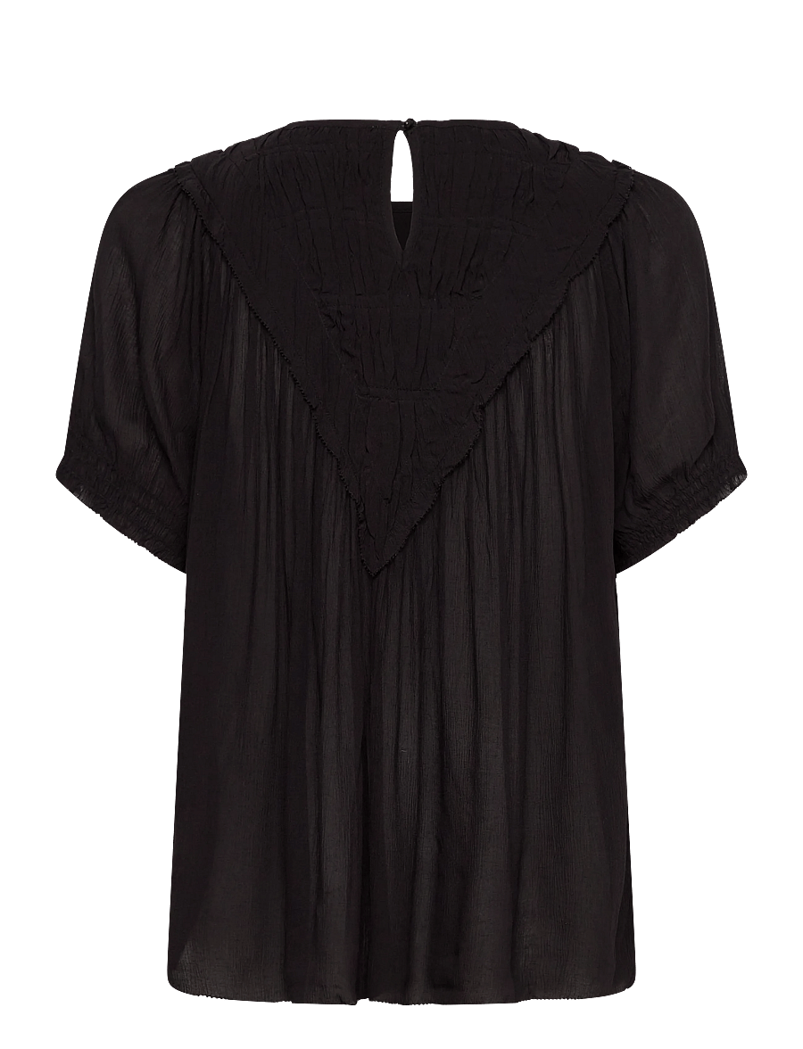 Munthe - PERILLA - kurzärmelige blusen - black - 1