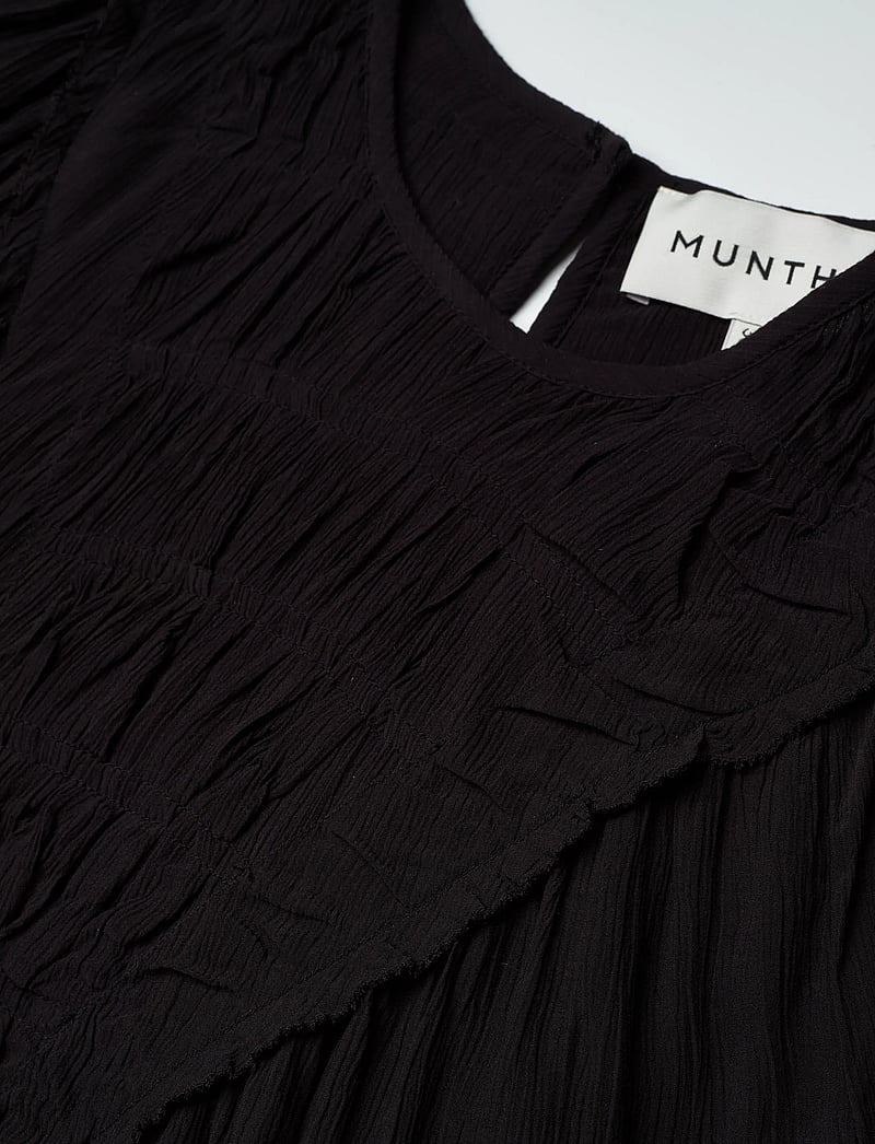 Munthe - PERILLA - lühikeste varrukatega pluusid - black - 2