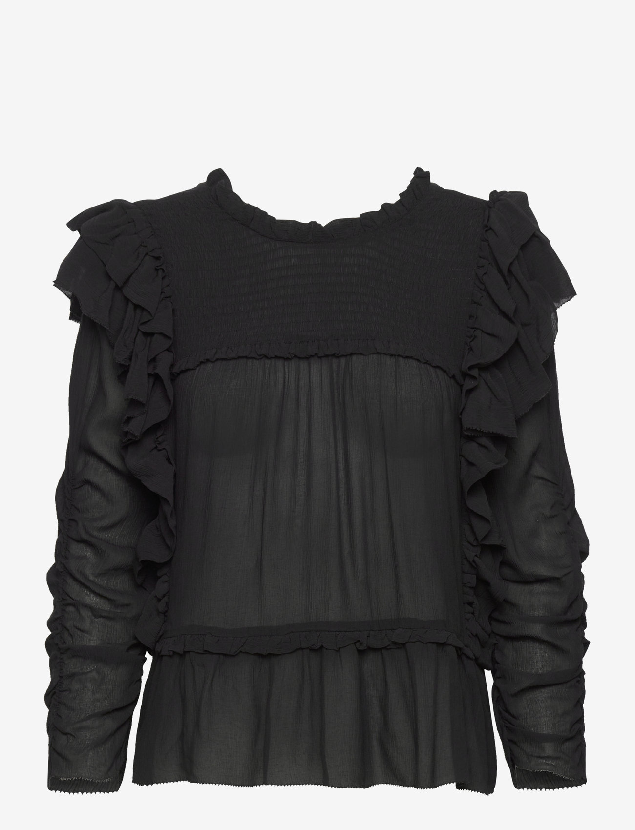 Munthe - CRISP - langärmlige blusen - black - 0