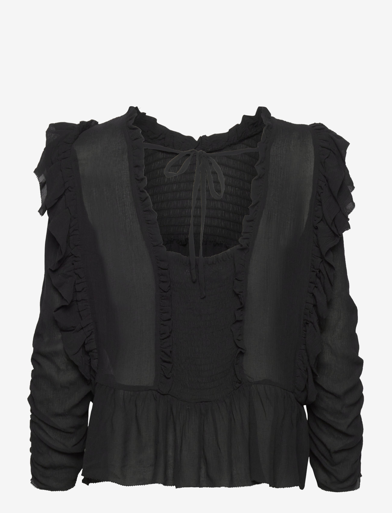 Munthe - CRISP - langärmlige blusen - black - 1