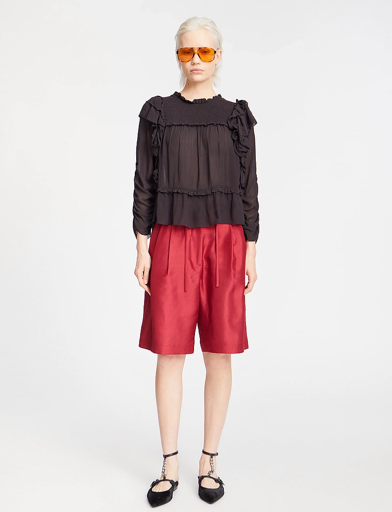 Munthe - CRISP - langærmede bluser - black - 0