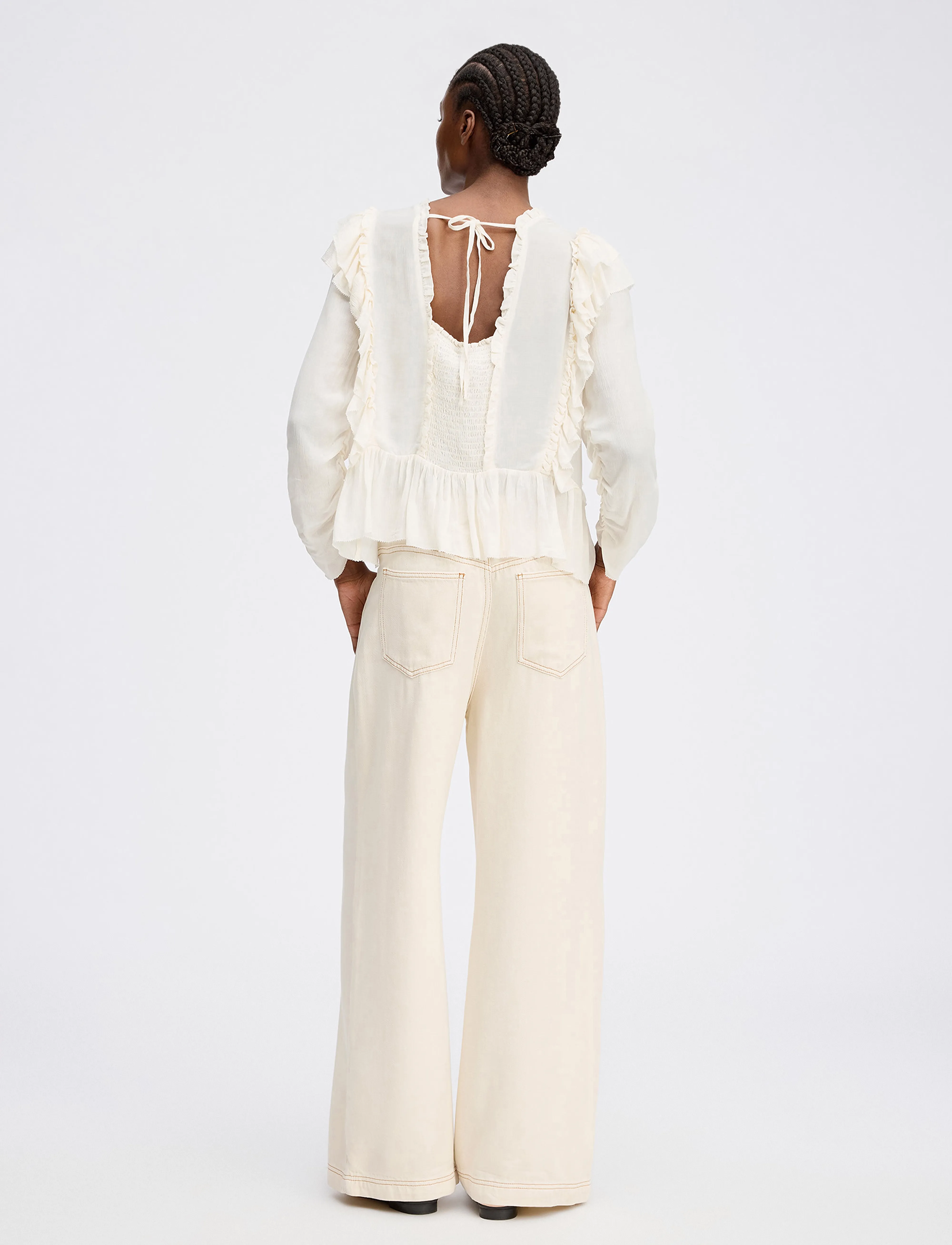 Munthe - CRISP - blouses met lange mouwen - ivory - 3