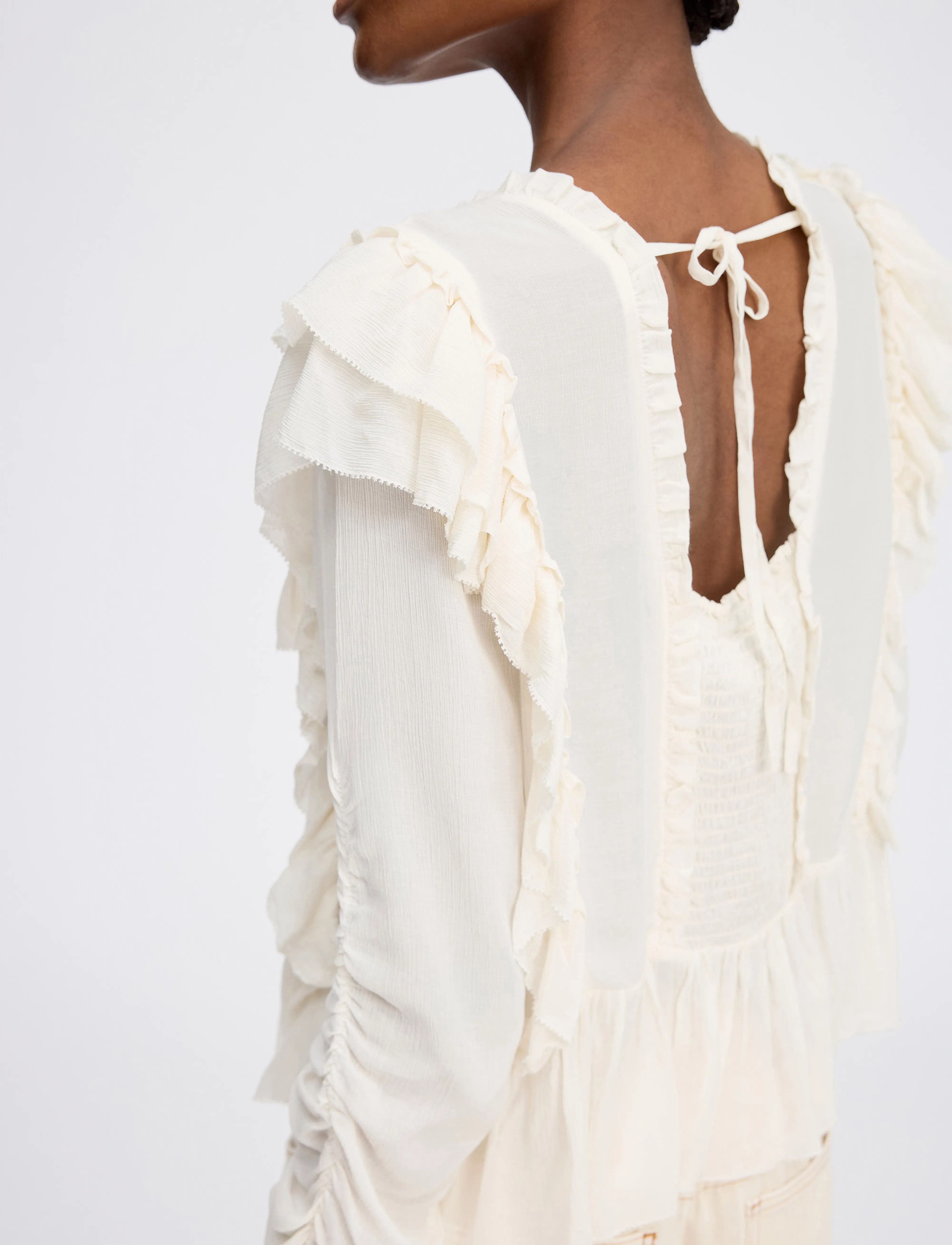 Munthe - CRISP - blouses met lange mouwen - ivory - 5