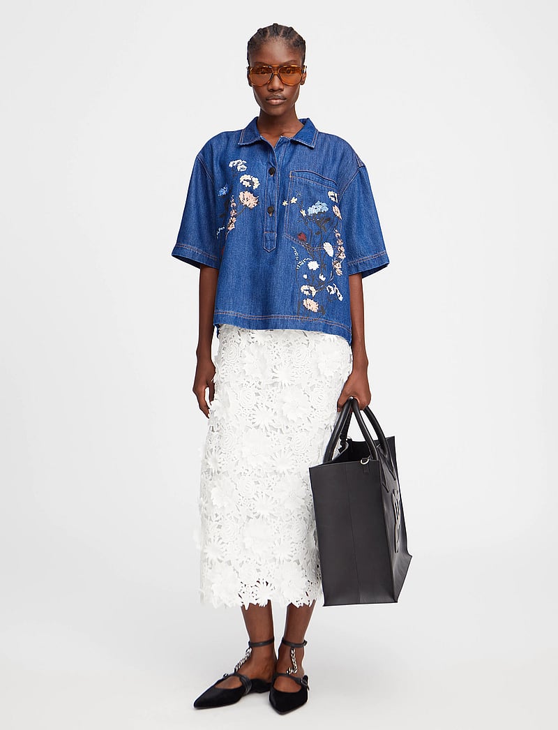 Munthe - PHOR - jeansskjortor - blue - 3