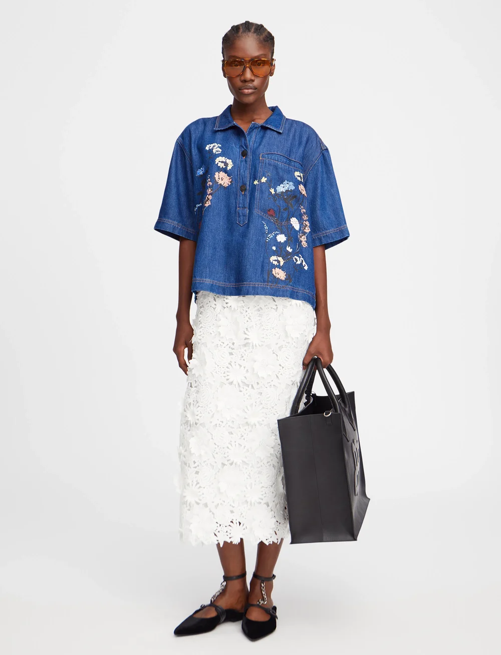 Munthe - PHOR - jeanshemden - blue - 3