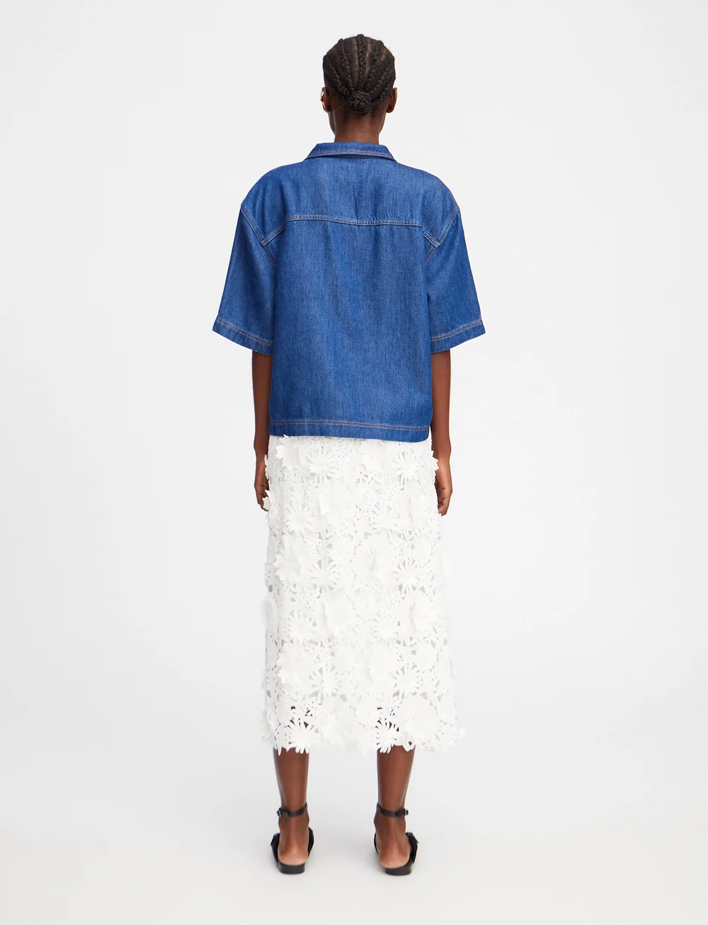 Munthe - PHOR - jeanshemden - blue - 4
