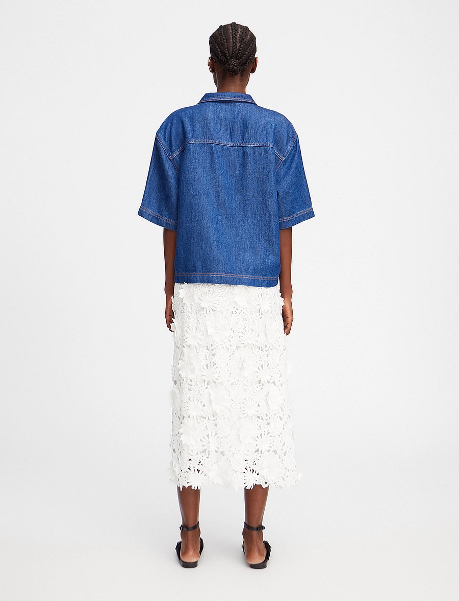 Munthe - PHOR - jeanshemden - blue - 4