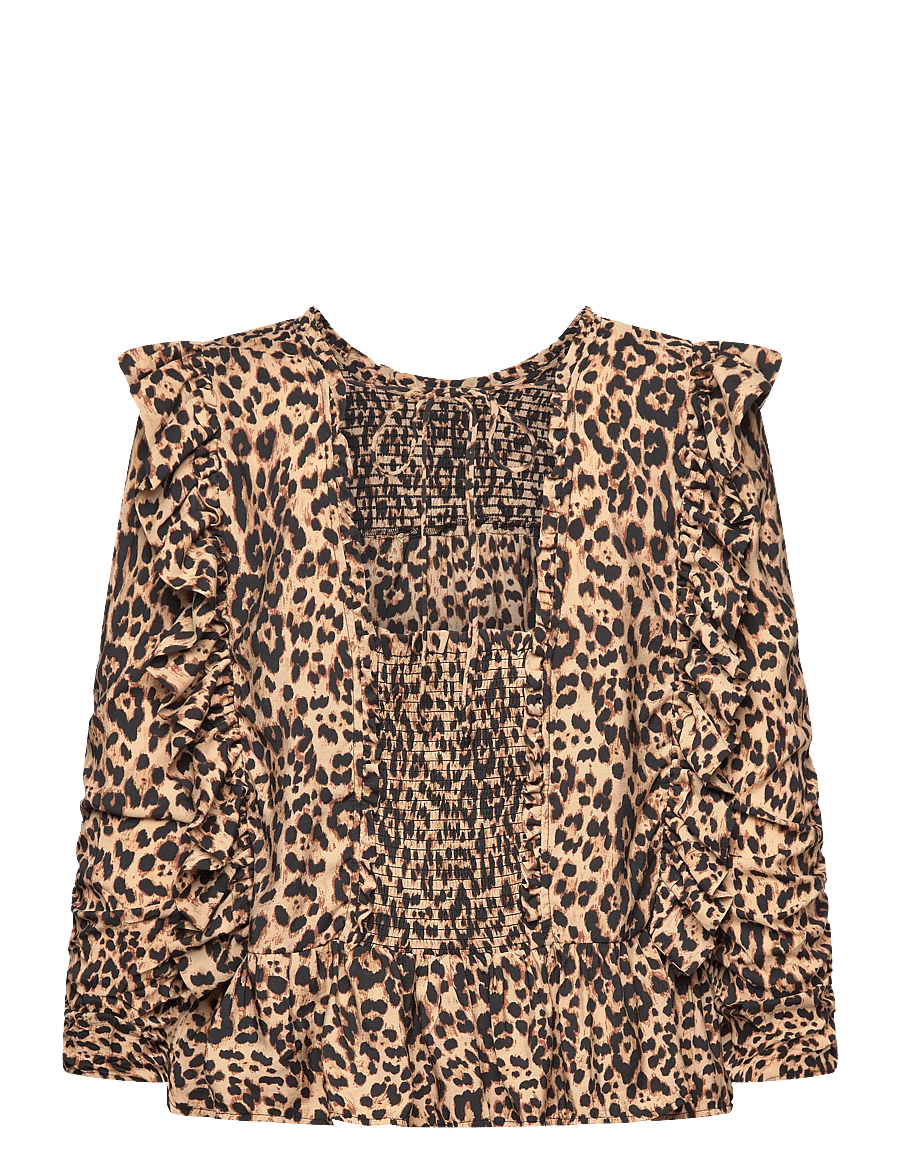 Munthe - CRISP - langærmede bluser - camel - 1