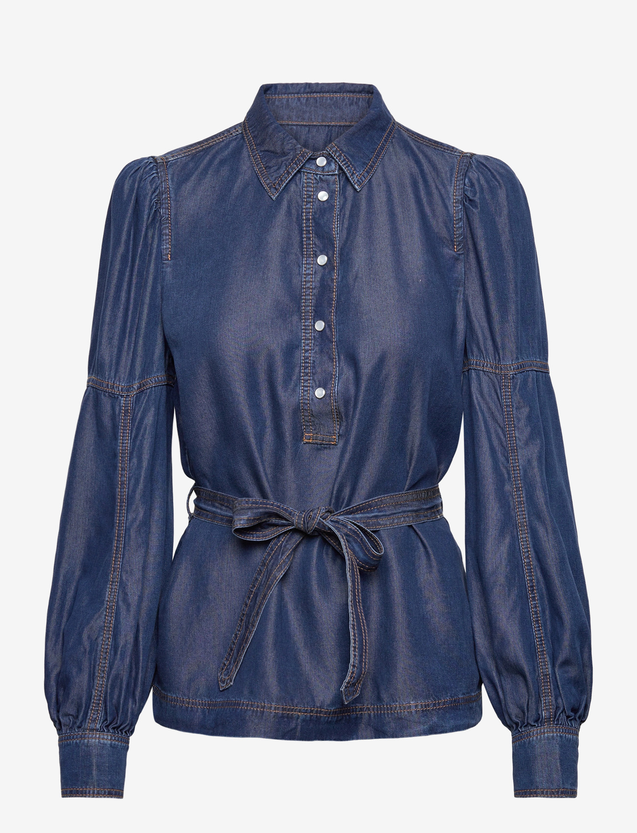 Munthe - PIKINE - denim shirts - indigo - 0