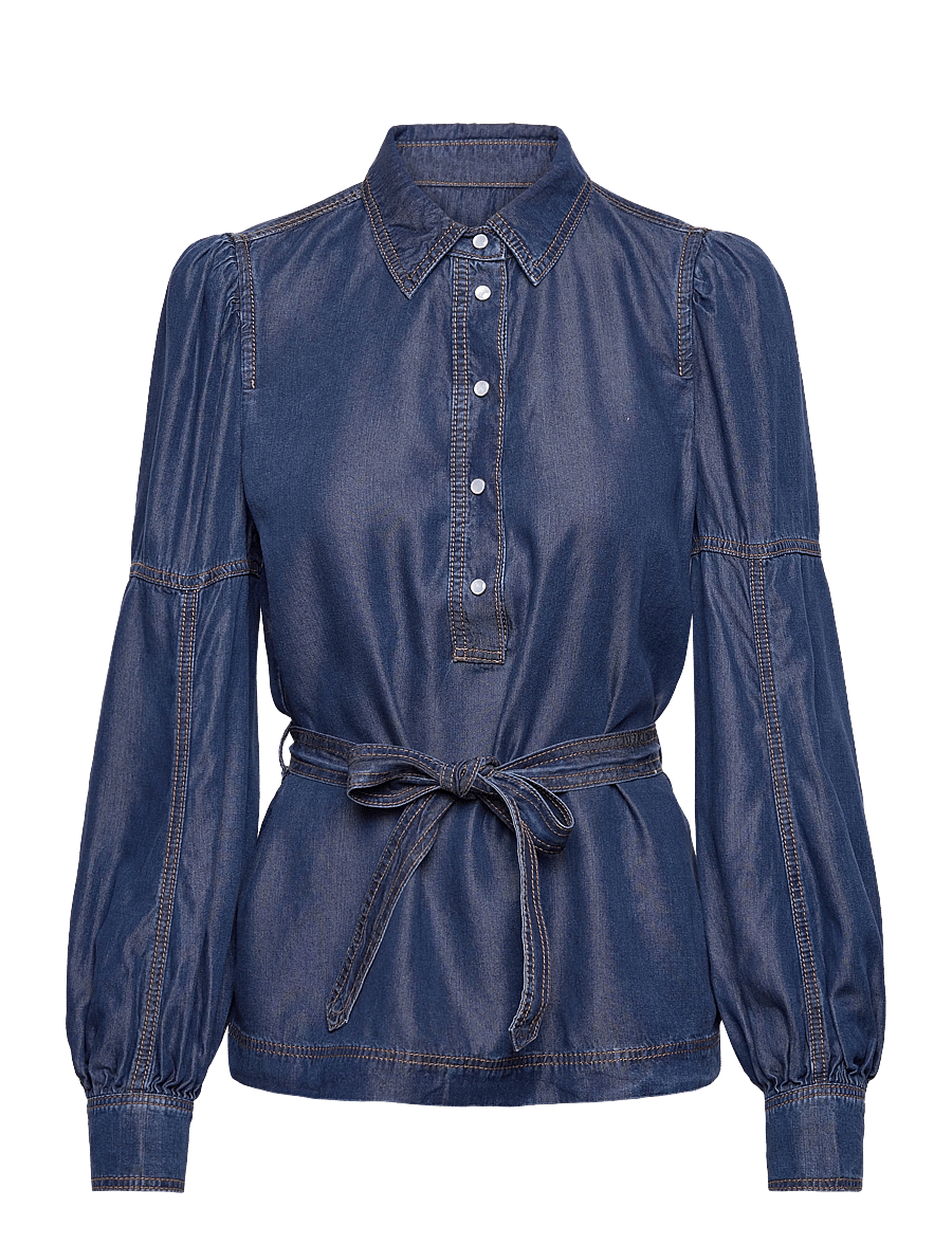 Munthe - PIKINE - jeanshemden - indigo - 0