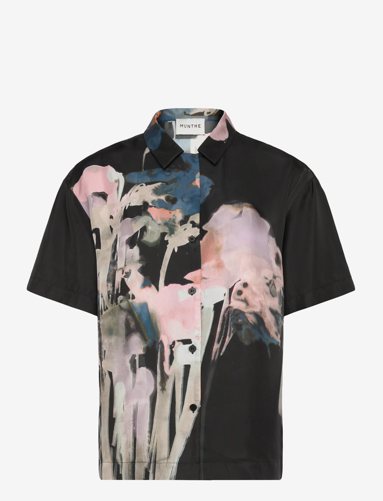 Munthe - PIANE - kortærmede skjorter - black - 0