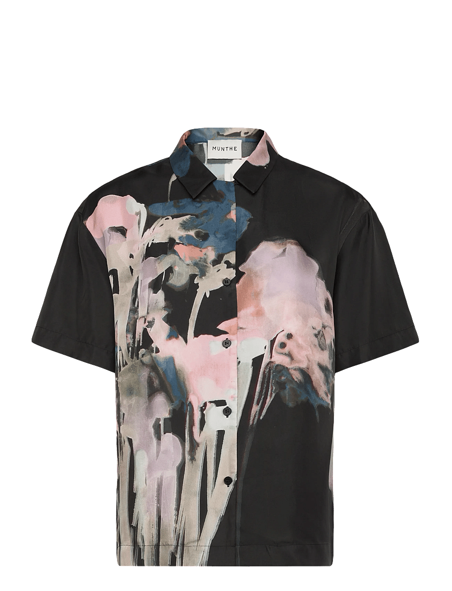 Munthe - PIANE - kortærmede skjorter - black - 1