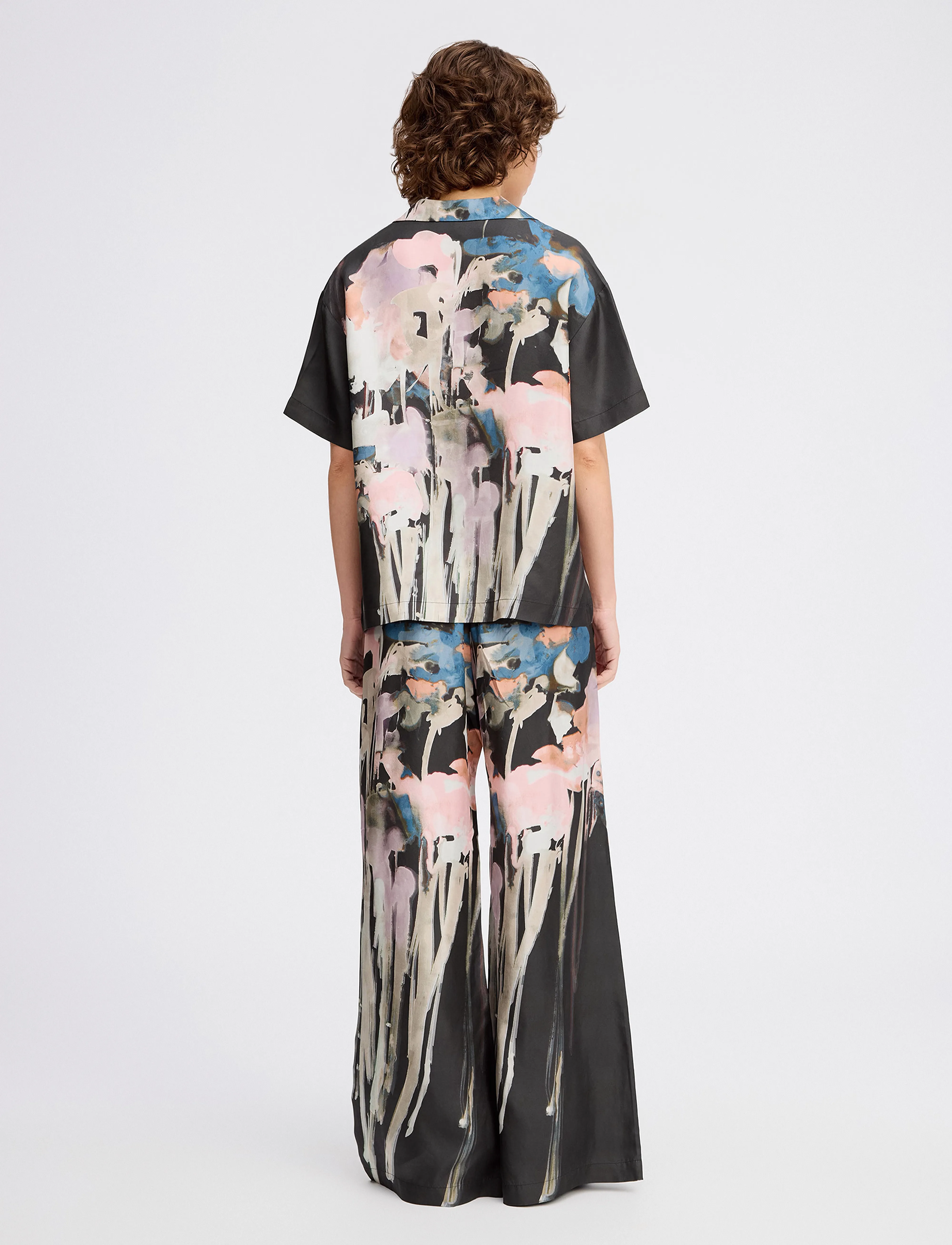Munthe - PIANE - kurzärmlige hemden - black - 4