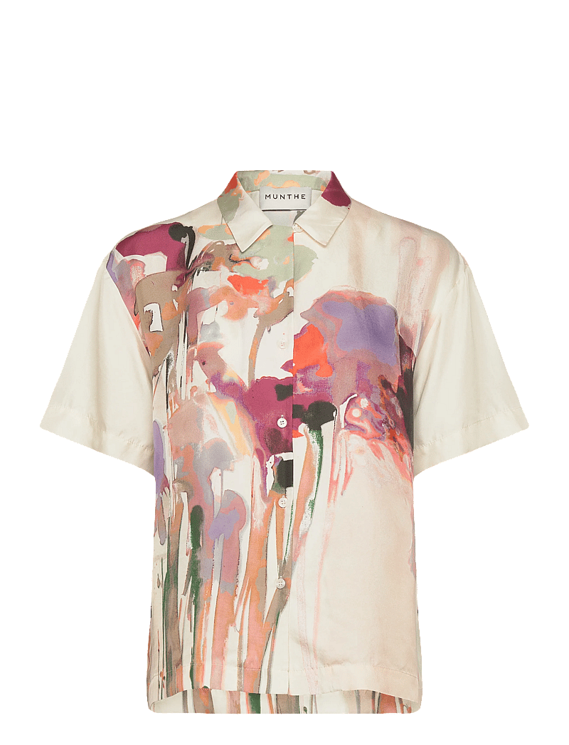 Munthe - PIANE - kurzärmlige hemden - sand - 1