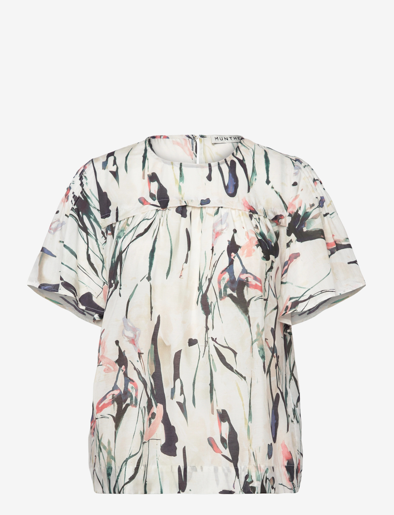 Munthe - PEZI - kortærmede bluser - sand - 0