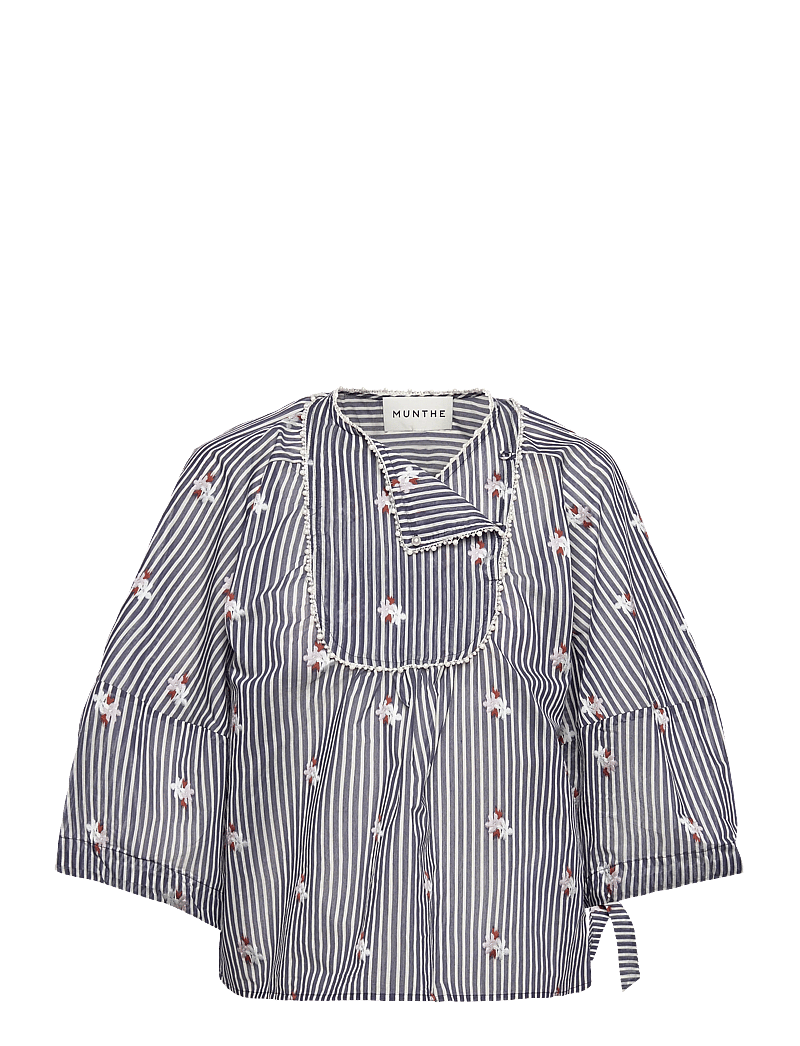 Munthe - PRISTINA - kortärmade blusar - indigo - 0