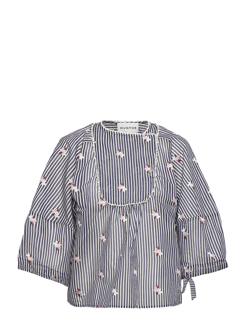 Munthe - PRISTINA - kortärmade blusar - indigo - 2