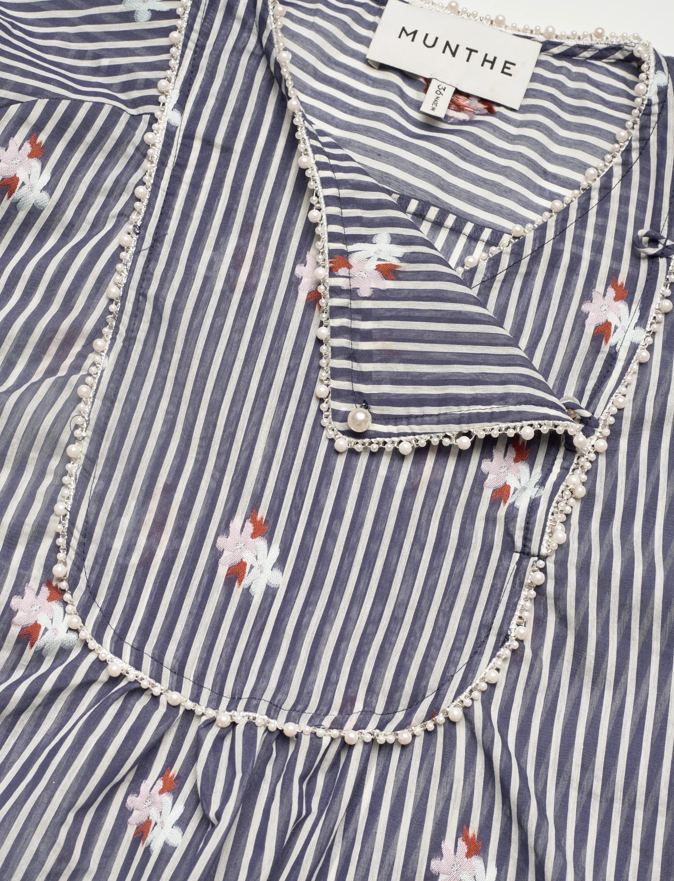Munthe - PRISTINA - short-sleeved blouses - indigo - 3
