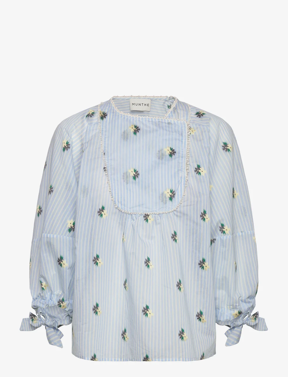 Munthe - PRISTINA - kortærmede bluser - light blue - 1