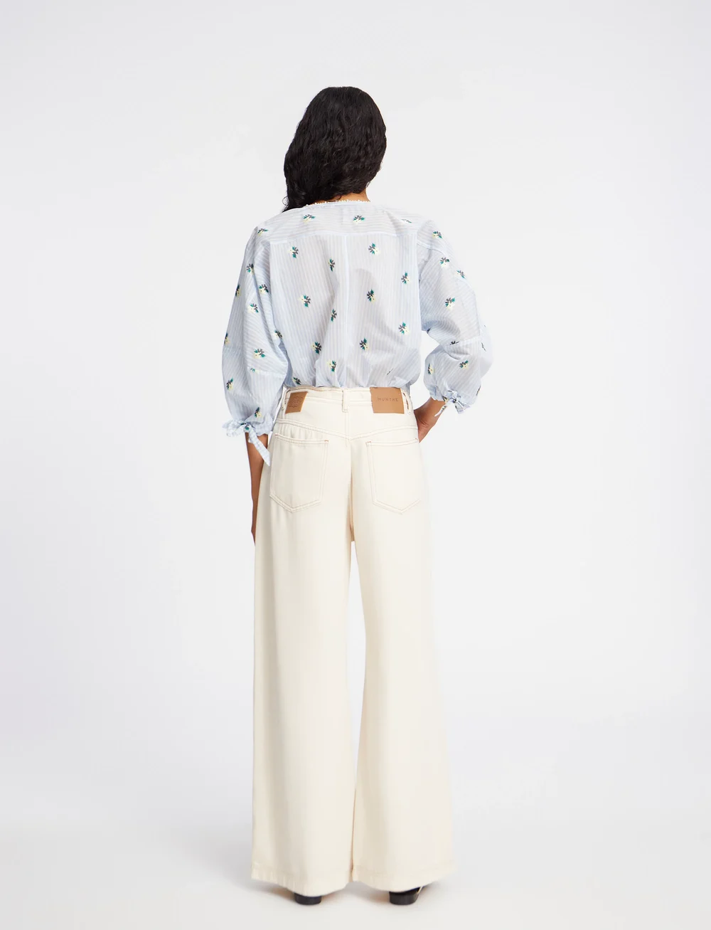 Munthe - PRISTINA - kortærmede bluser - light blue - 4