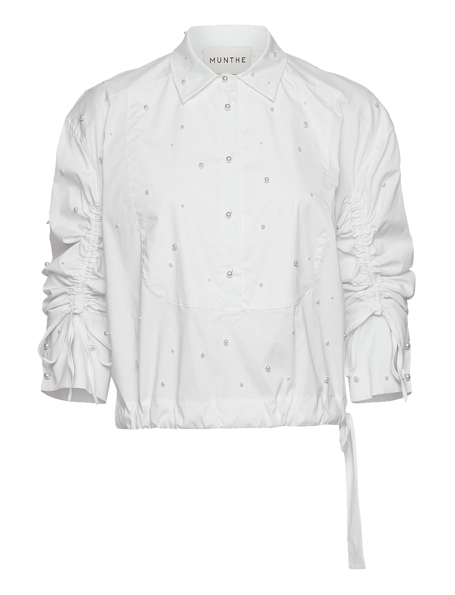 Munthe - PHEBE - langärmlige hemden - white - 2