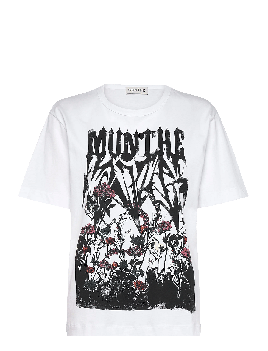 Munthe - PRIZE - t-shirts - white - 1